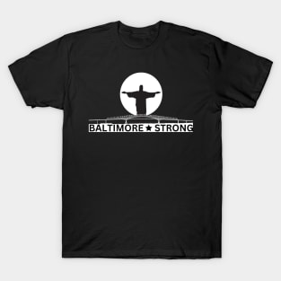 Francis Scott Key Bridge. Baltimore Strong T-Shirt